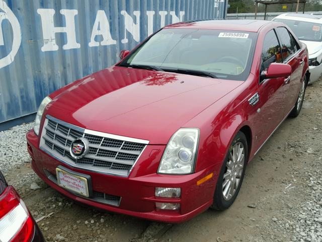1G6DW67VX80112288 - 2008 CADILLAC STS RED photo 2