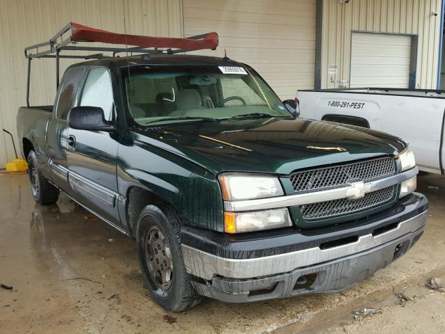 2GCEC19V241254210 - 2004 CHEVROLET SILVERADO GREEN photo 1