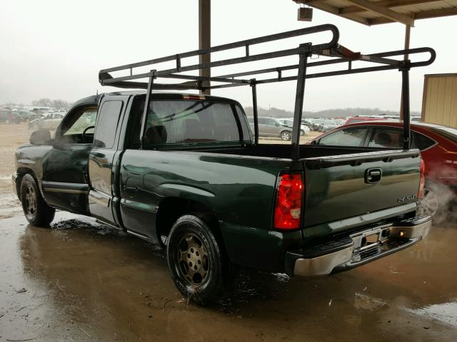 2GCEC19V241254210 - 2004 CHEVROLET SILVERADO GREEN photo 3