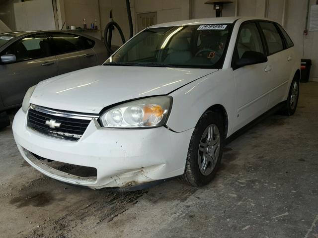 1G1ZS68N47F260471 - 2007 CHEVROLET MALIBU MAX WHITE photo 2