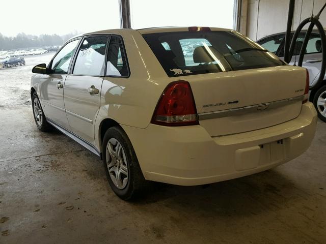 1G1ZS68N47F260471 - 2007 CHEVROLET MALIBU MAX WHITE photo 3