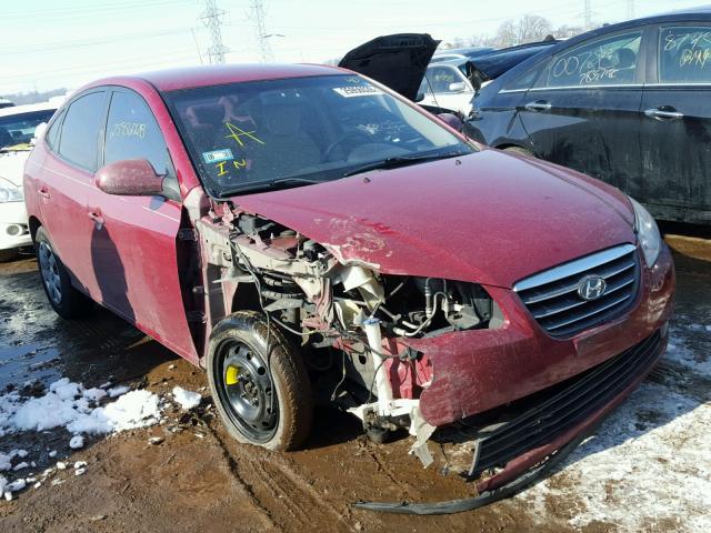 KMHDU46D57U048244 - 2007 HYUNDAI ELANTRA GL BURGUNDY photo 1