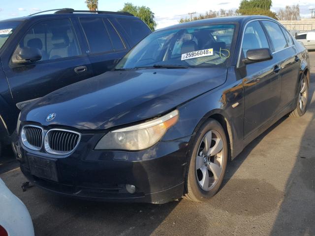 WBANE73577CM56297 - 2007 BMW 530 I BLACK photo 2