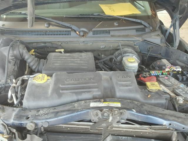 1B4HR48N02F146900 - 2002 DODGE DURANGO SL BLUE photo 7