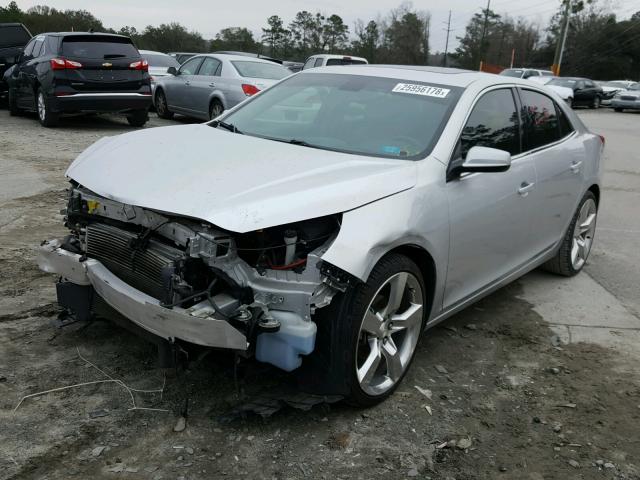 1G11F5RR6DF119717 - 2013 CHEVROLET MALIBU 2LT SILVER photo 2