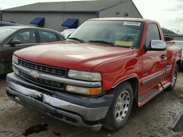 1GCEC14T31Z175296 - 2001 CHEVROLET SILVERADO GRAY photo 2