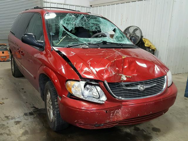 2C4GP54L74R547791 - 2004 CHRYSLER TOWN & COU RED photo 1