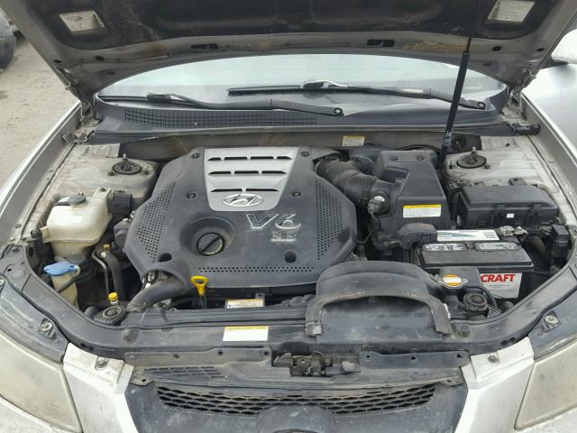 5NPEU46FX6H124205 - 2006 HYUNDAI SONATA GLS SILVER photo 7