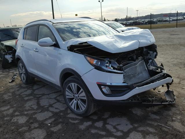 KNDPCCACXF7739697 - 2015 KIA SPORTAGE E WHITE photo 1