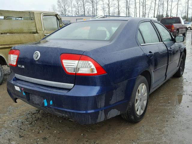 3MEFM07Z46R640948 - 2006 MERCURY MILAN BLUE photo 4