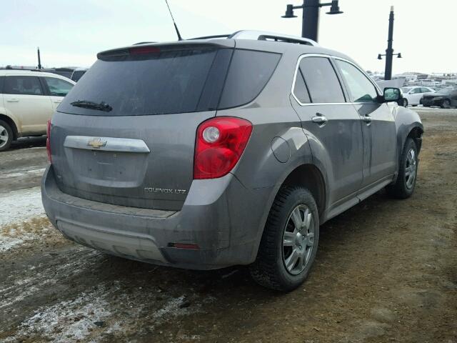 2GNFLGEK2C6369496 - 2012 CHEVROLET EQUINOX LT GRAY photo 4