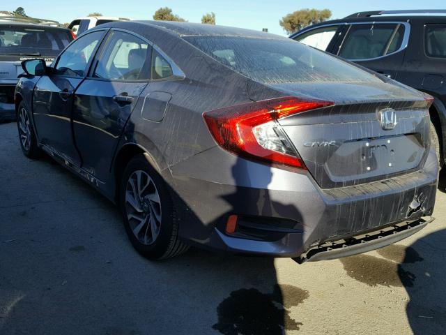 19XFC2F81GE247359 - 2016 HONDA CIVIC EX GRAY photo 3