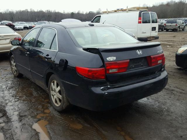 1HGCM66875A055064 - 2005 HONDA ACCORD EX BLACK photo 3