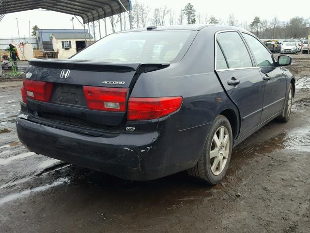 1HGCM66875A055064 - 2005 HONDA ACCORD EX BLACK photo 4