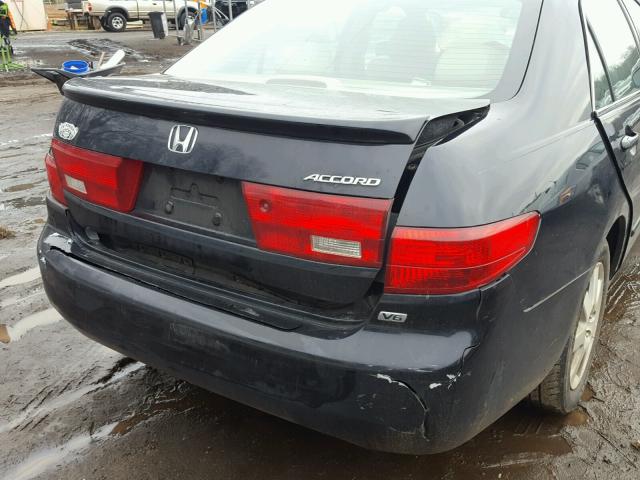 1HGCM66875A055064 - 2005 HONDA ACCORD EX BLACK photo 9