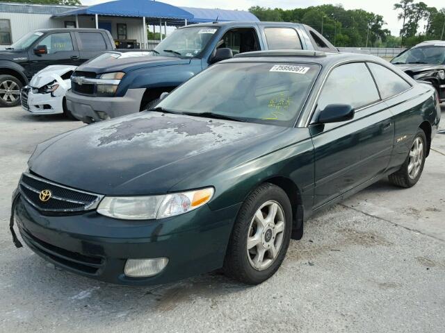 2T1CF22P31C426404 - 2001 TOYOTA CAMRY SOLA GREEN photo 2