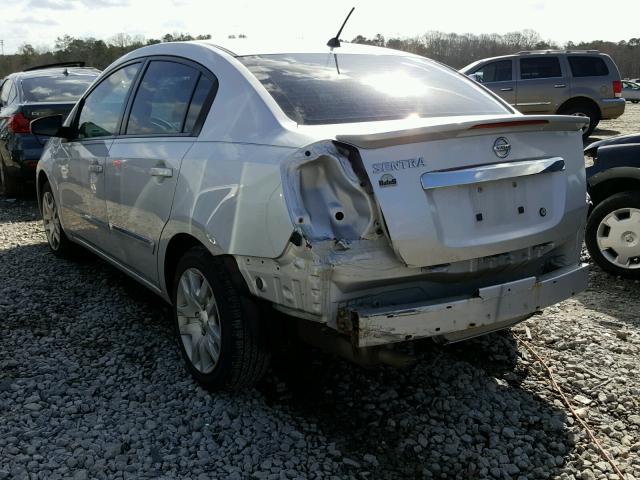 3N1AB6AP8BL664553 - 2011 NISSAN SENTRA 2.0 SILVER photo 3