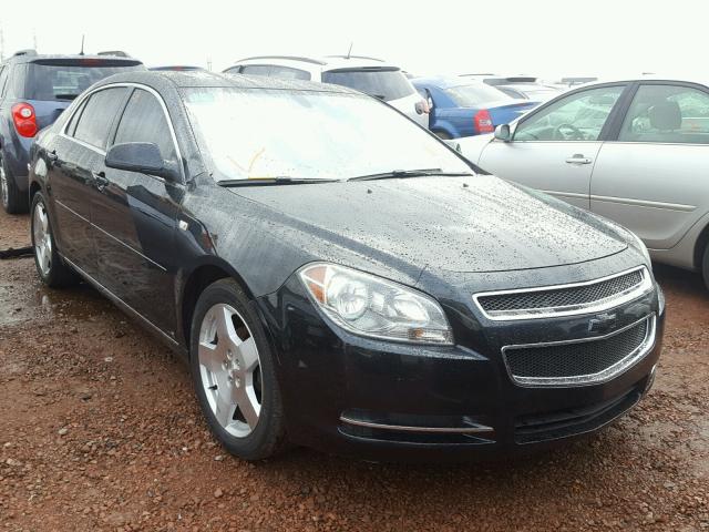 1G1ZJ57758F265180 - 2008 CHEVROLET MALIBU 2LT BLACK photo 1