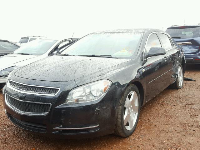 1G1ZJ57758F265180 - 2008 CHEVROLET MALIBU 2LT BLACK photo 2