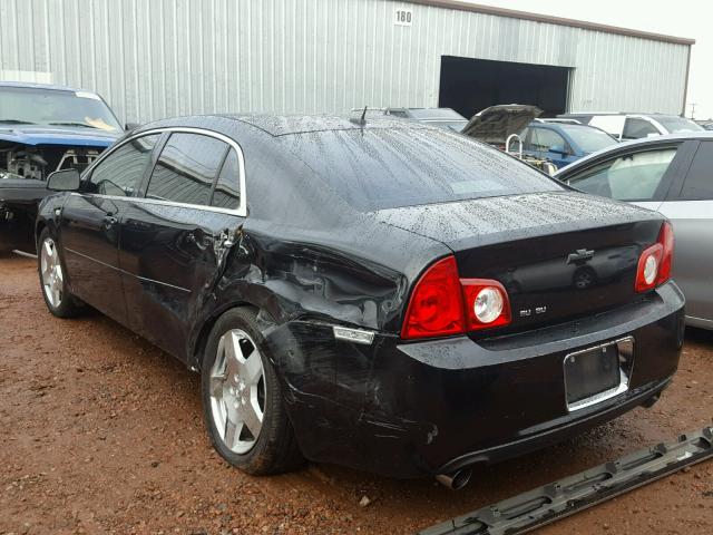 1G1ZJ57758F265180 - 2008 CHEVROLET MALIBU 2LT BLACK photo 3