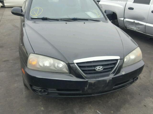 KMHDN46D45U077471 - 2005 HYUNDAI ELANTRA GL BLACK photo 9