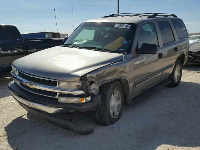 1GNEC13T51J230712 - 2001 CHEVROLET TAHOE C150 TAN photo 2