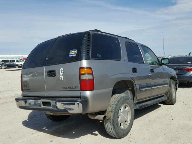 1GNEC13T51J230712 - 2001 CHEVROLET TAHOE C150 TAN photo 4