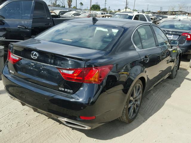 JTHBE1BL9FA004508 - 2015 LEXUS GS 350 BLACK photo 4