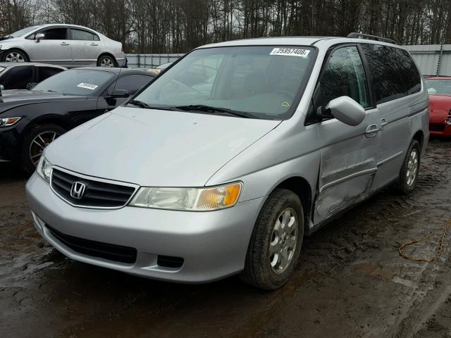 5FNRL18682B044216 - 2002 HONDA ODYSSEY EX SILVER photo 2