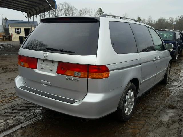 5FNRL18682B044216 - 2002 HONDA ODYSSEY EX SILVER photo 4