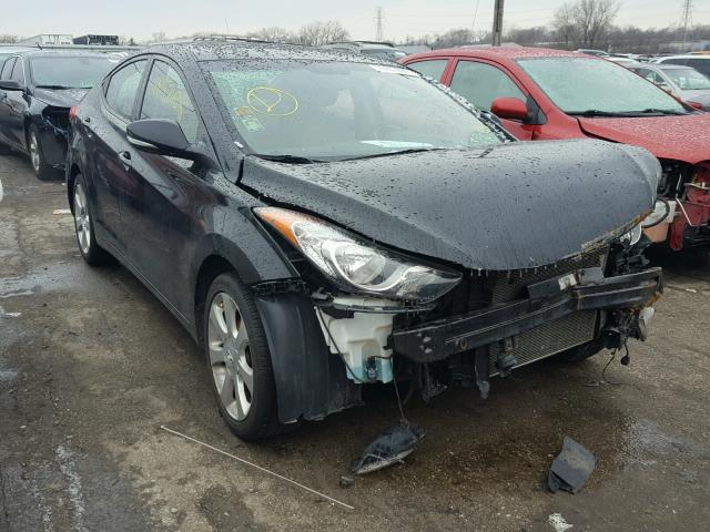 KMHDH4AE0DU795668 - 2013 HYUNDAI ELANTRA GL BLACK photo 1