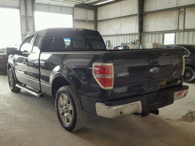 1FTFX1CV8AKE43795 - 2010 FORD F150 SUPER BLACK photo 3