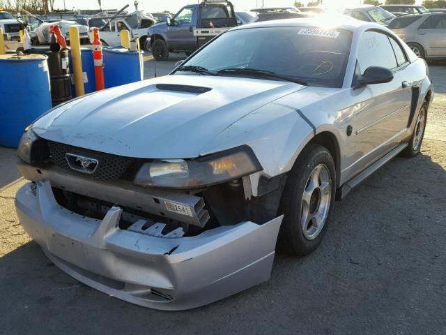 1FAFP40614F215705 - 2004 FORD MUSTANG SILVER photo 2