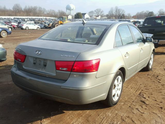 5NPET46CX9H450888 - 2009 HYUNDAI SONATA GLS GRAY photo 4