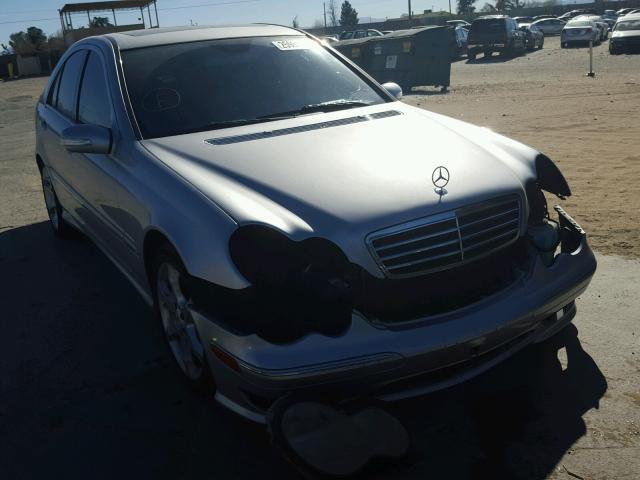 WDBRF52H77F893487 - 2007 MERCEDES-BENZ C 230 SILVER photo 1