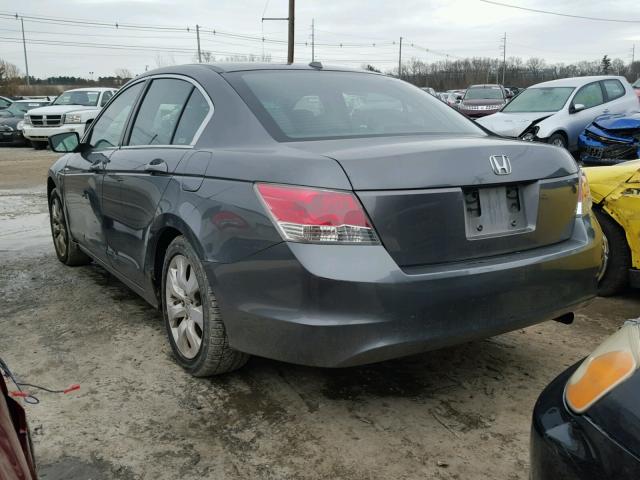 1HGCP26829A070836 - 2009 HONDA ACCORD EXL GRAY photo 3