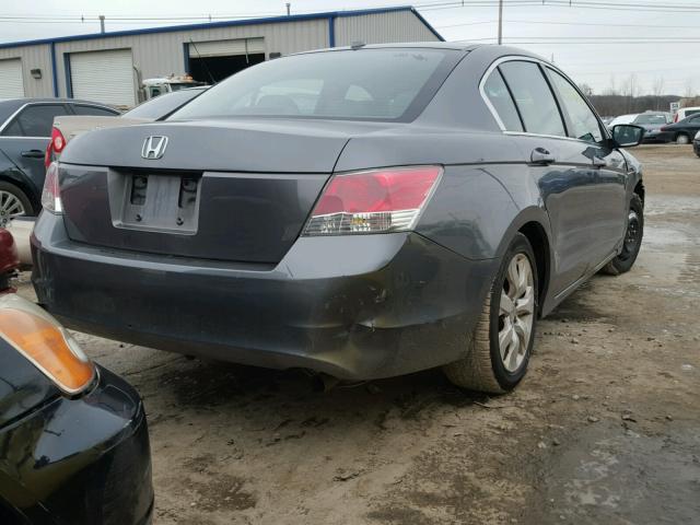 1HGCP26829A070836 - 2009 HONDA ACCORD EXL GRAY photo 4