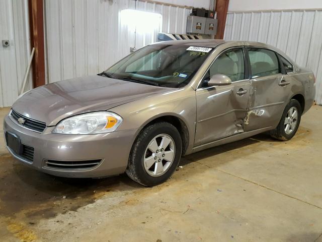 2G1WT58N479299533 - 2007 CHEVROLET IMPALA LT BEIGE photo 2