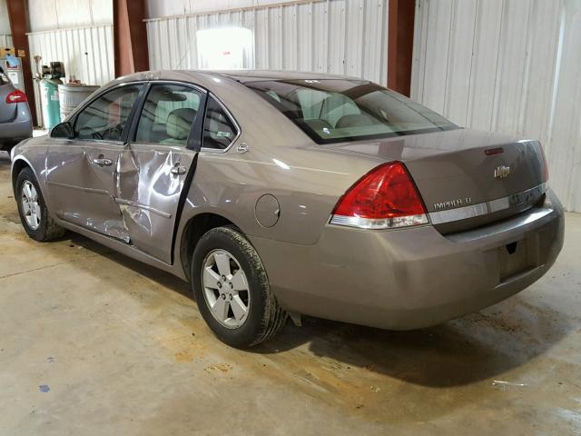 2G1WT58N479299533 - 2007 CHEVROLET IMPALA LT BEIGE photo 3