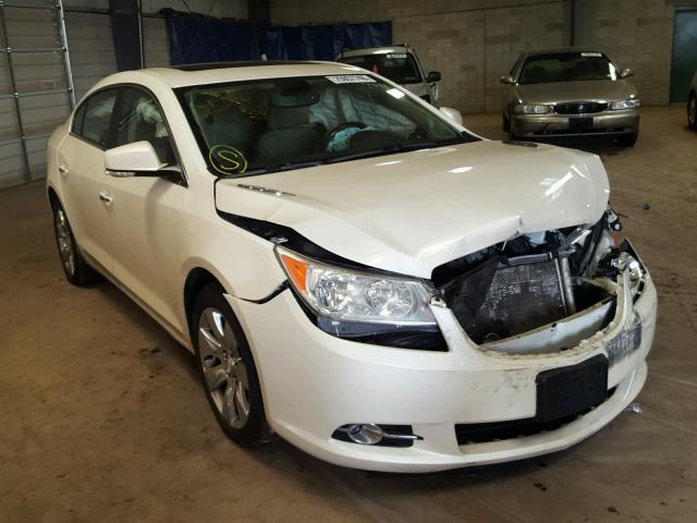 1G4GD5EG2AF143998 - 2010 BUICK LACROSSE C WHITE photo 1