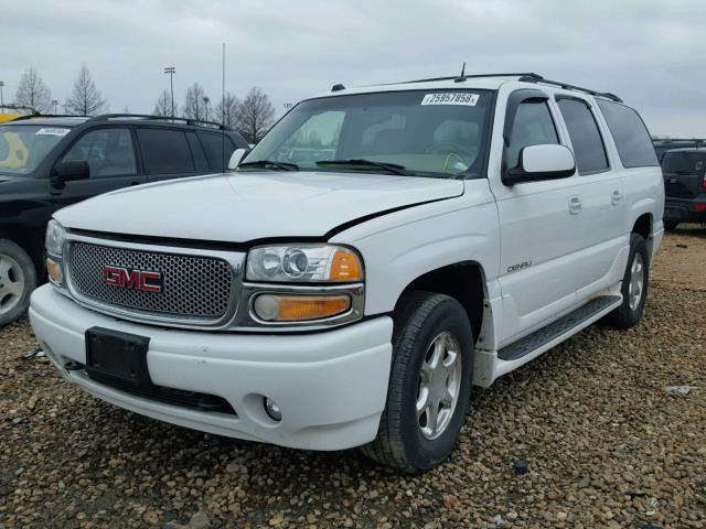 1GKFK66U25J255580 - 2005 GMC YUKON XL D WHITE photo 2