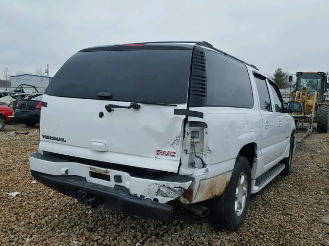 1GKFK66U25J255580 - 2005 GMC YUKON XL D WHITE photo 4