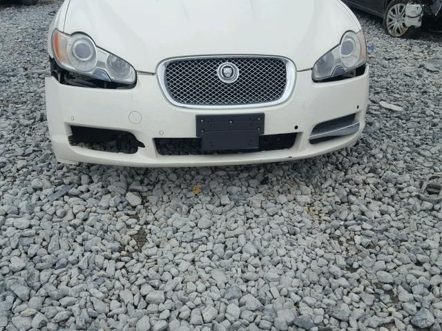 SAJWA05B99HR10621 - 2009 JAGUAR XF LUXURY WHITE photo 9