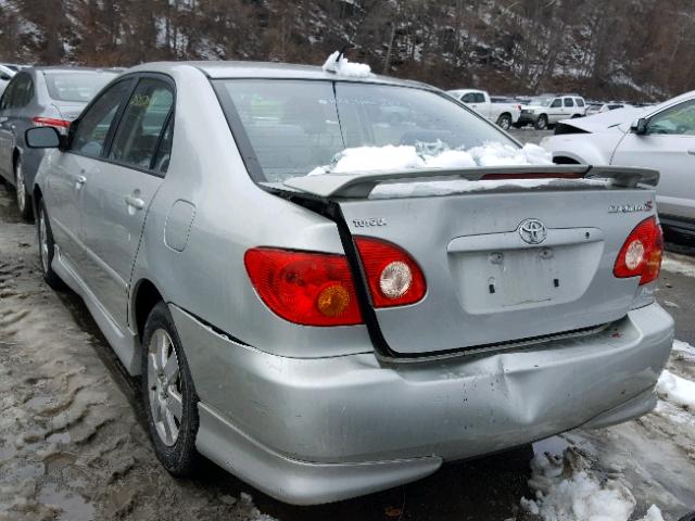 2T1BR32E74C301238 - 2004 TOYOTA COROLLA CE SILVER photo 3