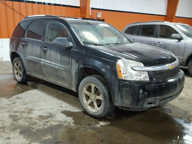 2CNDL73F276089746 - 2007 CHEVROLET EQUINOX LT BLACK photo 1