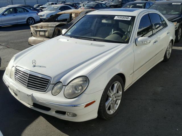 WDBUF70J04A458265 - 2004 MERCEDES-BENZ E 500 WHITE photo 2