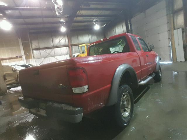 1FTZR15V6YPB05104 - 2000 FORD RANGER SUP RED photo 4