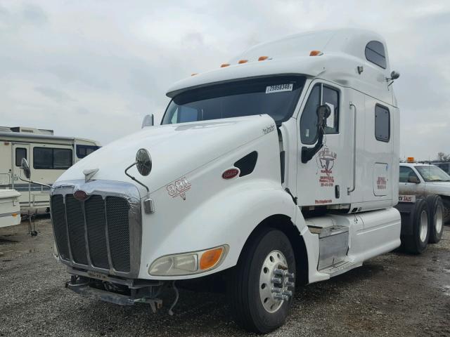 1XP7D49X38D738145 - 2008 PETERBILT 387 WHITE photo 2