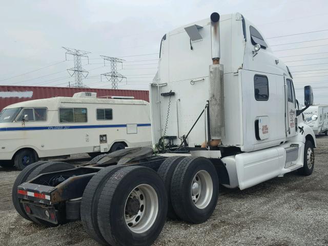 1XP7D49X38D738145 - 2008 PETERBILT 387 WHITE photo 4