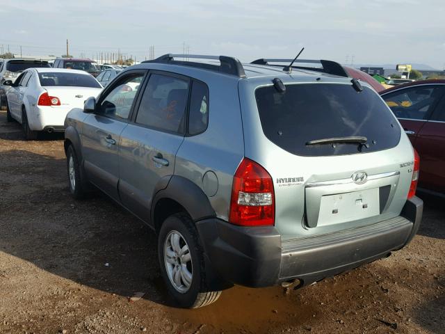 KM8JN12D37U636034 - 2007 HYUNDAI TUCSON SE BLUE photo 3